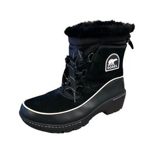 Sorel Tivoli III Insulated Waterproof Winter Black Boots Womens - Size 9